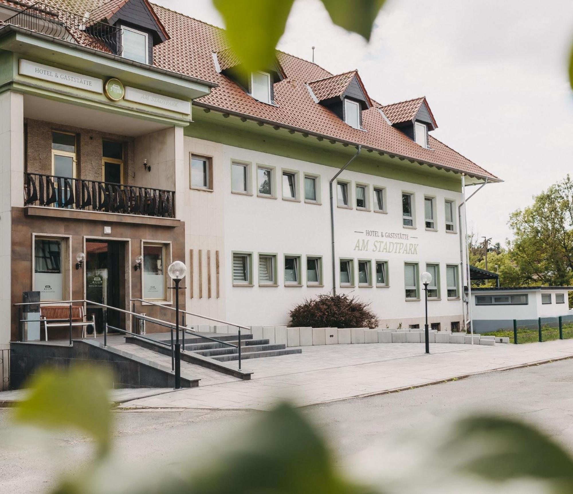 Hotel Am Stadtpark Nordhausen Exterior foto